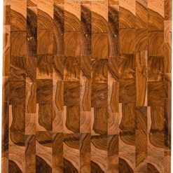 IWAS Upcycled Teak Wood Cutting Board | Large 15.75" x 11.81" x 1"| Made from Upcycled Teak Wood | Sustainable & Environmentally Friendly Wooden Chopping Boards for Kitchen