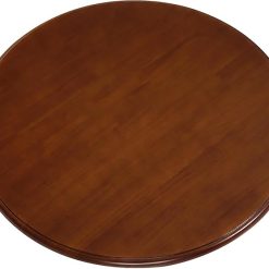 Large Wooden Lazy Susan Turntable, Rotating Storage Tray for Dining Table, Round Tabletop Serving Plate for Kitchen Table Top Centerpiece(35.4'', Walnut)
