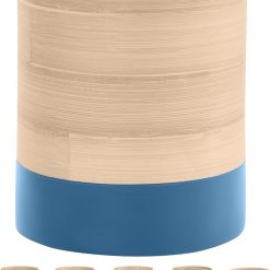 Handcrafted Bamboo Kitchen Utensil Organizer, Modern Countertop Cooking Utensil Holder, Large Crock
